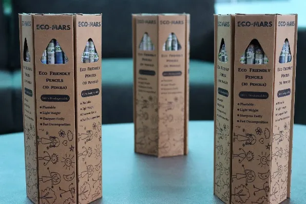 Eco-Mars plantable pencil packs